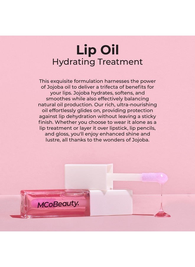 أم سي أو بيوتي علاج ترطيب الشفاه بزيت MCoBeauty، إصدار عيد الميلاد، لمعان مرطب لشفتين جميلتين طبيعيًا، مستحضرات تجميل نباتية وخالية من القسوة - Image 4