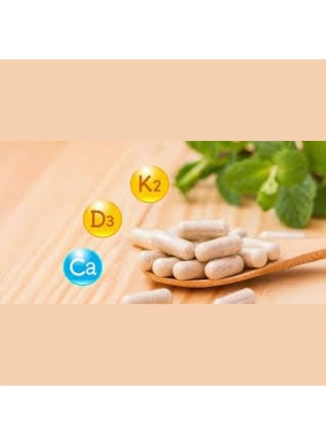Super Cal Plus 60 Capsules | Calcium Mineral Bone Health Supplement | Synergistic Blend of Magnesium, Vitamins D & K | Essential Nutrients