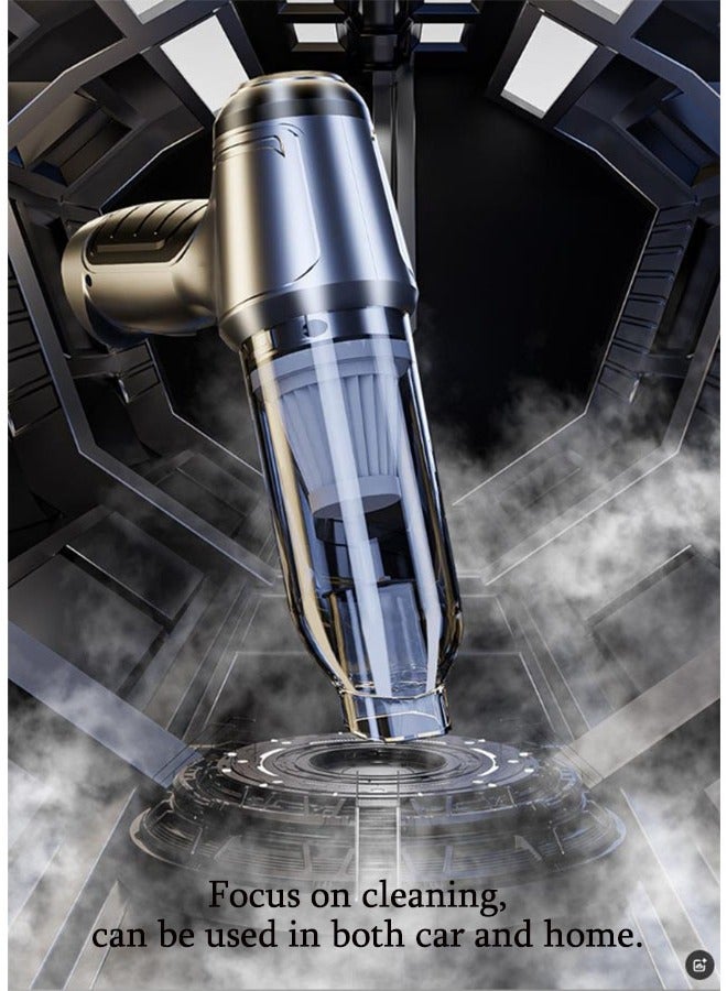Furtey Car Vacuum Cleaner, Air Duster, Cleaning Machine, Wireless Multifunctional, Brushless Dual-purpose Household, Inflatable Powerful High-power Car Dust Blower, Speed 35500r/min, High-density Lithium Battery  - Image 2