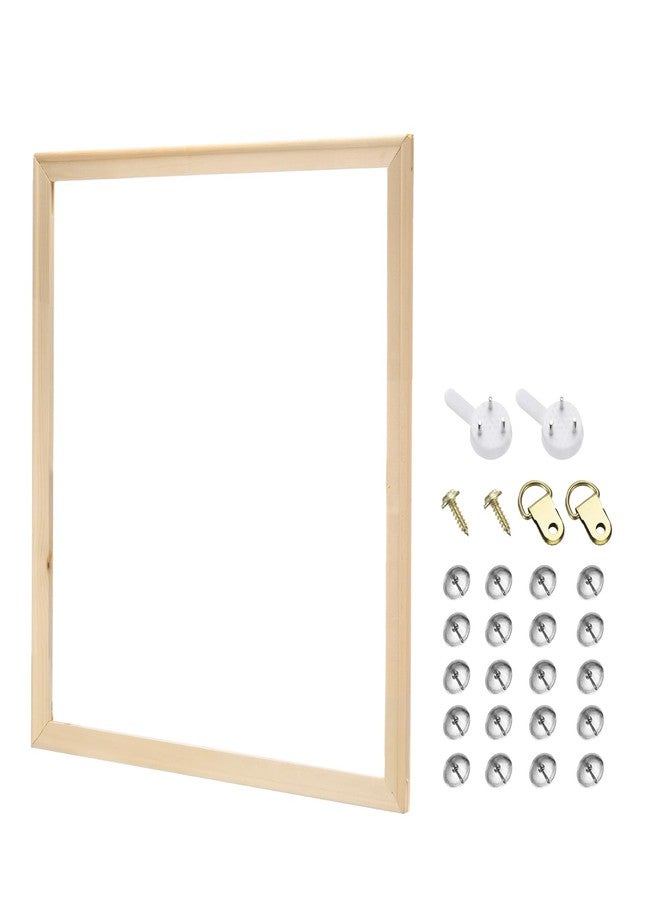 PATIKIL 16x16 inch Canvas Stretcher Bars, DIY Removable Wooden Canvas Frames Kit for Oil Paintings Poster Picture Photo, Arts Accessory, Paint by Numbers - Image 1