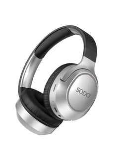 سودو سماعة رأس لاسلكية SD-1105 Soundo بتقنية البلوتوث 5.3 مع ميكروفون خارجي ودعم بطاقة SD - أسود  - Image 1