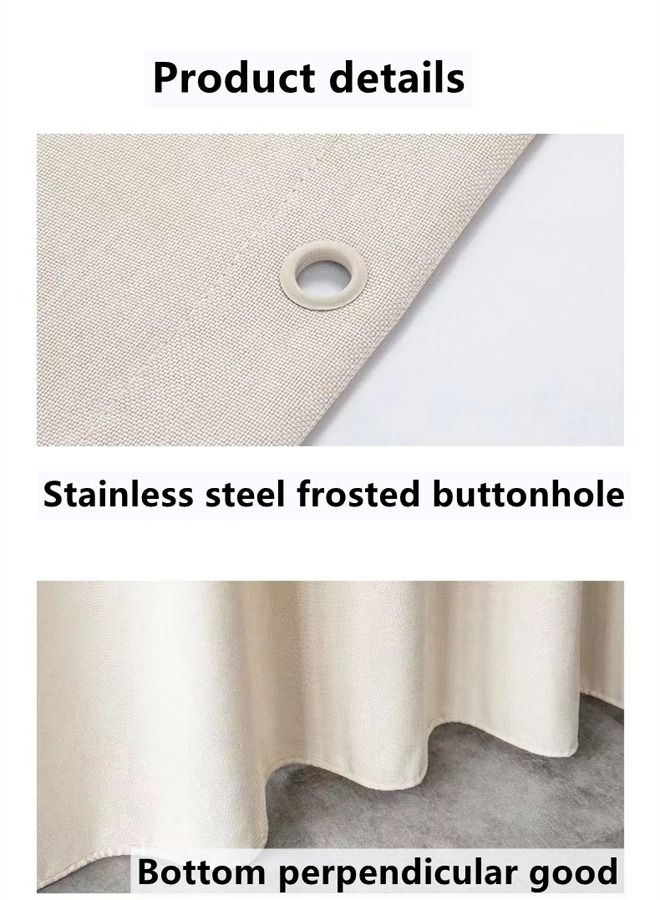 كوتيس ستارة دش بوليستر مقاومة للماء وحديثة وبسيطة مكونة من قطعة واحدة بيج 180 × 180 سنتيمتر - Image 4