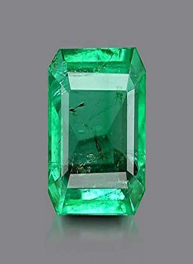 أحجار كريمة أصلية غير مركبة معتمدة من قبل منجم معتمد من قبل GEMS RIVER، وزنها 13.00 راتي، من الزمرد الزامبي/حجر بانا الأرضي العقلي (W305). - Image 3