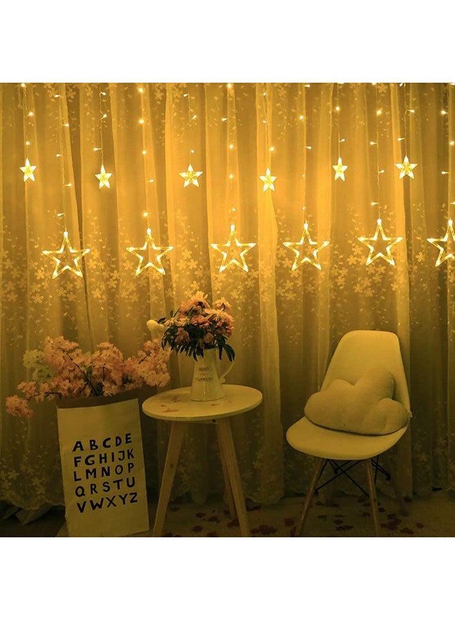 Loquat 12 LED Star String Fairy Lights Yellow 2meter - Image 3