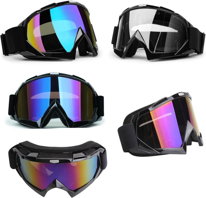 XYOP نظارات XYOP ATV 2-Pack - نظارات موتوسيكل موتوكروس للرجال والنساء مع حماية UV400 - Image 5
