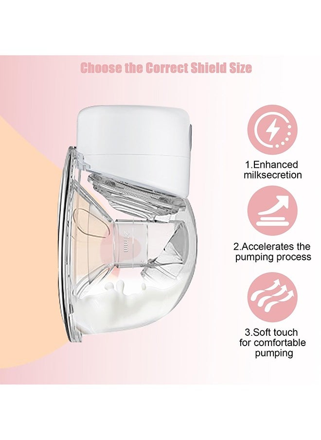 Bebiland 10-Piece Breast Pump Inserts 13/15/17/19/21mm And Ruler, Compatible with Momcozy S12 Pro/S9 Pro/S12/S9  - Image 2