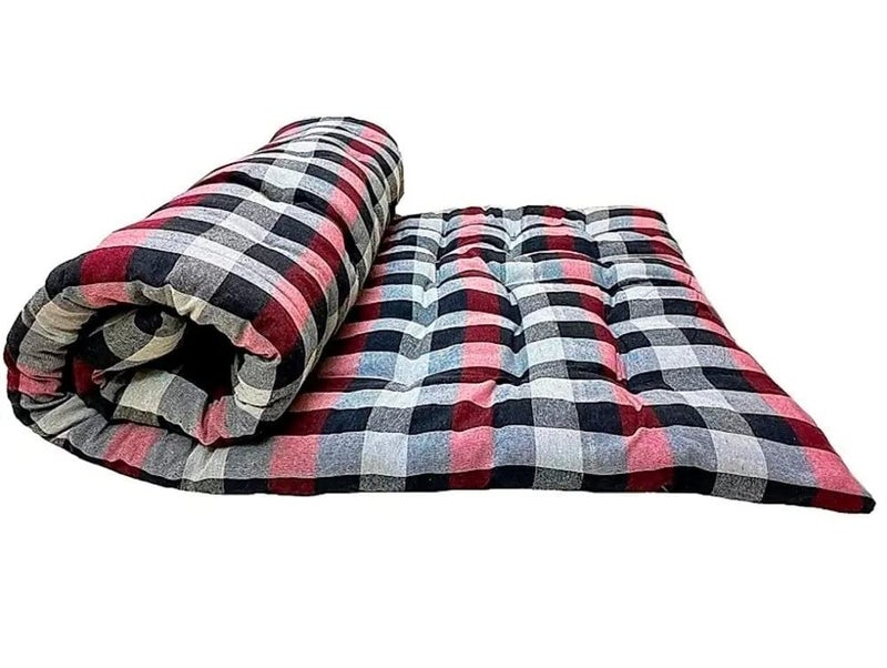 Unite Source Soft Cotton Filled Bed Mattress, Slim Firm Foldable Gadda for Floor, Bed, Travelling, Multipurpose, Light Weight, Single Size Mattress (72x3 6 Inches) - Image 2