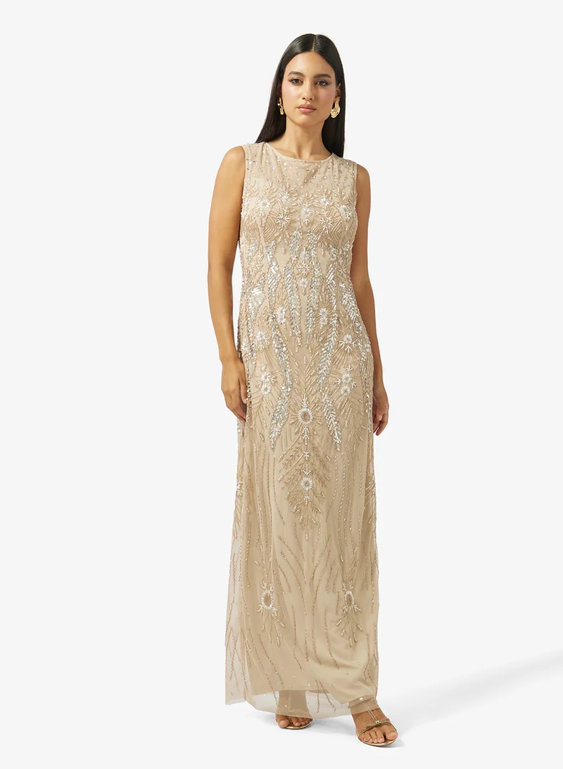 Embellished Evening Gown