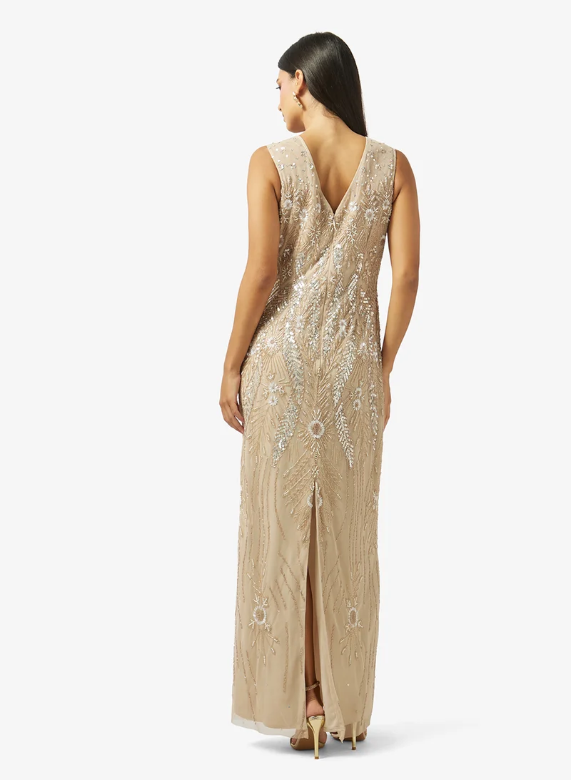 Namshi x  Embellished Evening Gown for Women | Best Price UAE