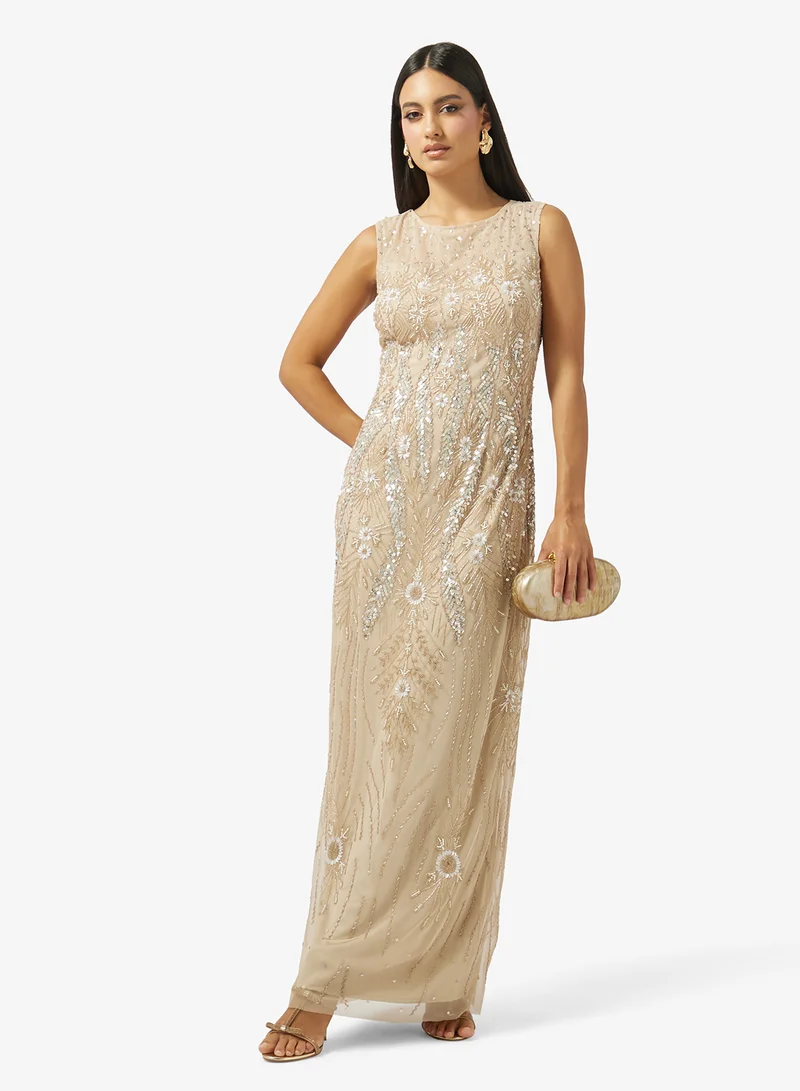 Namshi x  Embellished Evening Gown for Women | Best Price UAE