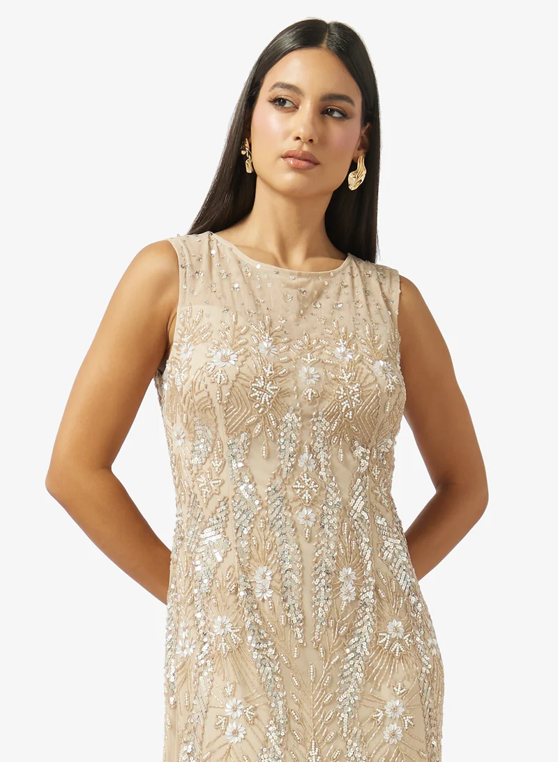 Namshi x  Embellished Evening Gown for Women | Best Price UAE