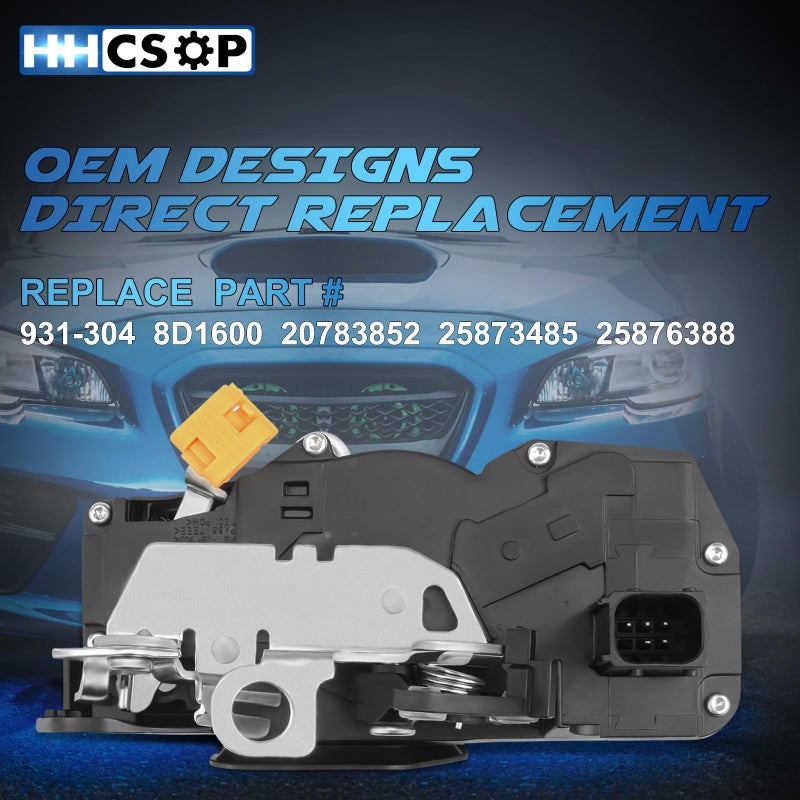HHCSOP Front Right Passenger Side Door Lock Latch Actuator for 2007 2008 2009 2010 2011 2012 2013 2014 Chevy Silverado Suburban Tahoe Impala Escalade ESV EXT GMC Sierra 1500 2500 3500 HD Yukon XL - Image 4
