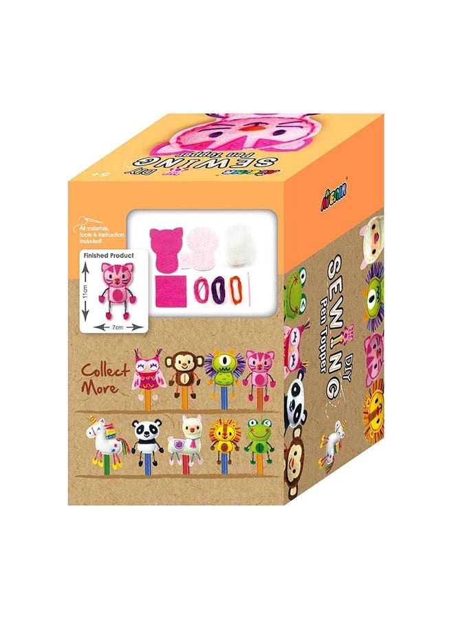 Avenir مجموعة خياطة صديق قمة قلم كيتى ساعات من الترفيه والإبداع أدوات وتعليمات مضمونة، نشاط سهل وممتع للأطفال + - Image 3