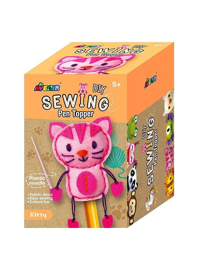 Avenir مجموعة خياطة صديق قمة قلم كيتى ساعات من الترفيه والإبداع أدوات وتعليمات مضمونة، نشاط سهل وممتع للأطفال + - Image 2