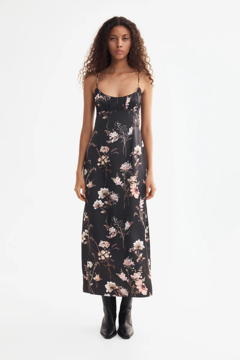 H&M  Printed strappy dress for Women | Best Price UAE