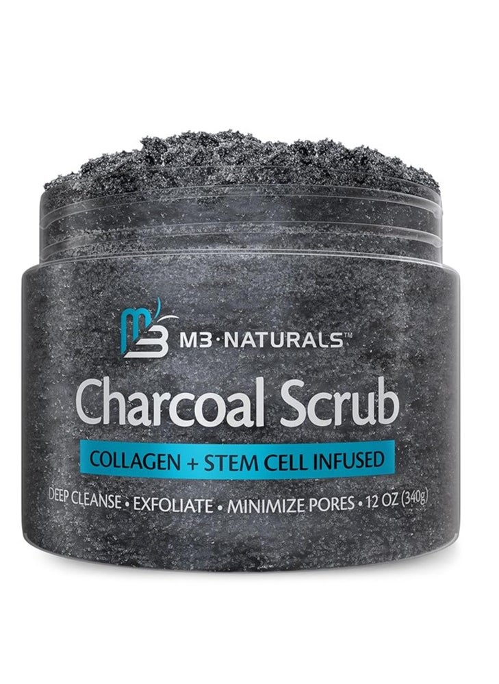 Charcoal Scrub Face Foot & Body Collagen and Stem Cell 12 oz - pzsku/Z14DF272212A3187B36C0Z/45/_/1737383275/5b3d8712-0c47-487b-bd1a-bff1a7530c31