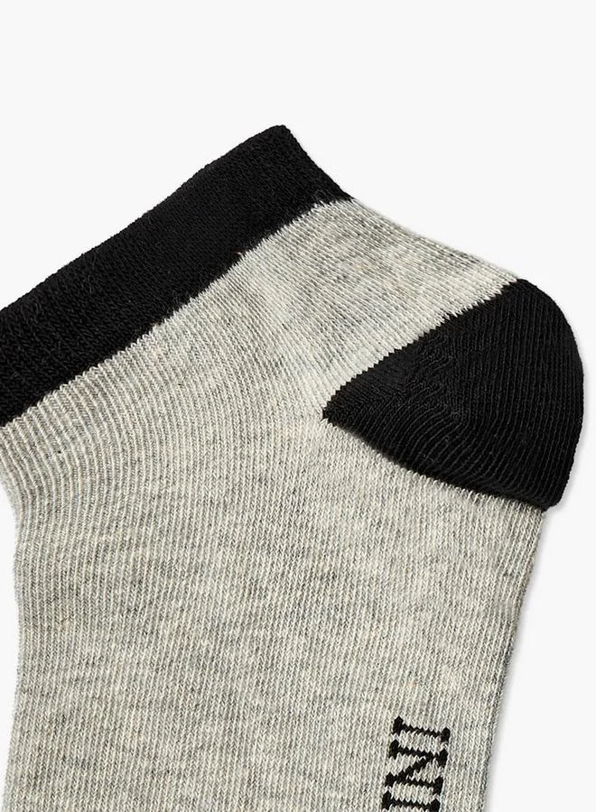 Duchini BLACK Men Non Terry Socks Ankle Length - Set Of 7 for Men | Best Price UAE