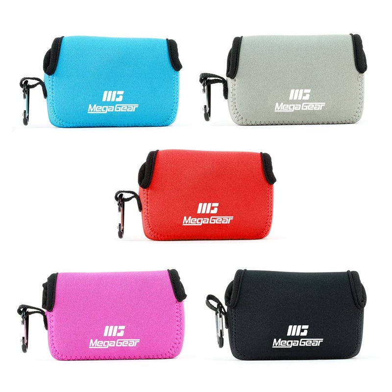 MegaGear Canon Powershot Sx730 Hs, Sx720 Hs, Sx710 Hs, G16, G15 Ultra Light Neoprene Camera Case, With Carabiner - Black - MG1245 - Image 5