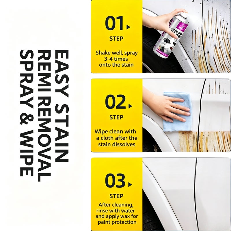 PISMIRE 450ml Bitumen Tar Remover Spray for Car Paint - Image 2