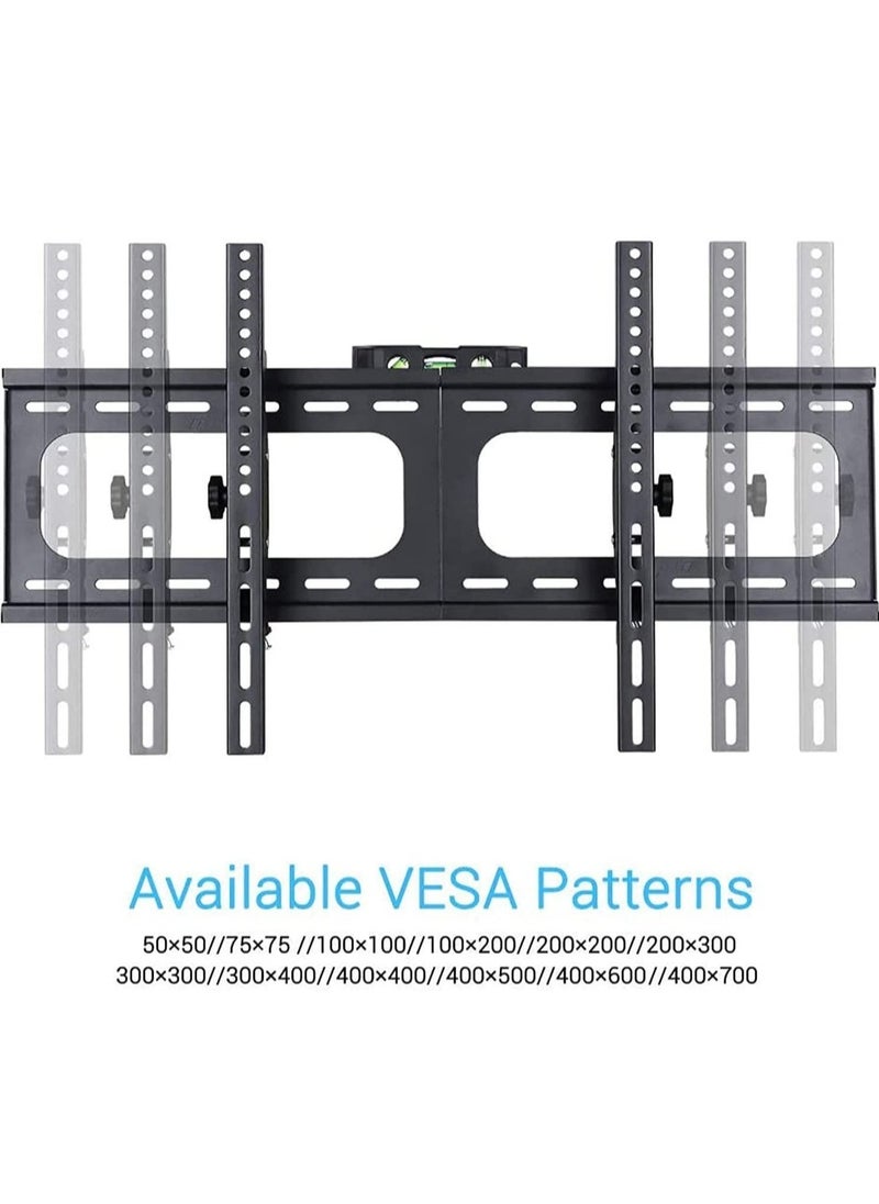 ELTRAZONE 26" - 75" Fixed TV Wall Mount Bracket, Universal Tilt TV Heavy Duty Wall Mount Adjustable TV Stand for LED LCD OLED Plasma TV with Super Strong 50kg Weight Capacity VESA up to 700 x 400 - Image 4