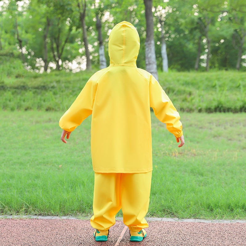 [Xinyiqi] Children'S Overalls Raincoat Suit Kindergarten Baby Pongee Waterproof Dual-Purpose Double-Layer Men And Women - Image 3