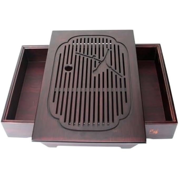 rayihni Chaban Bamboo Tea Board Tea Board For Chinese Traditional Tea Ceremonies Gong Fu Cha65X38X255Cm - Image 5
