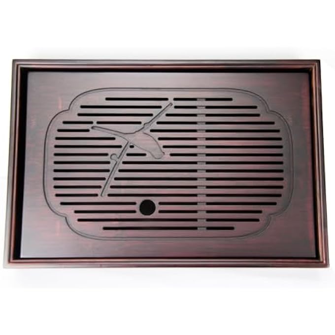 rayihni Chaban Bamboo Tea Board Tea Board For Chinese Traditional Tea Ceremonies Gong Fu Cha65X38X255Cm - Image 3