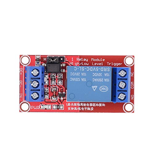 Valefod DC 5V Relay Module 1-Channel Relay Switch with Optocoupler Isolation High/Low Level Trigger, Pack of 10 - Image 3