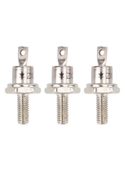 3PCS Rectifier Diode Spiral 25A Iron High Hardness Spiral Rectifier Module Replacement for Generator Cathode
