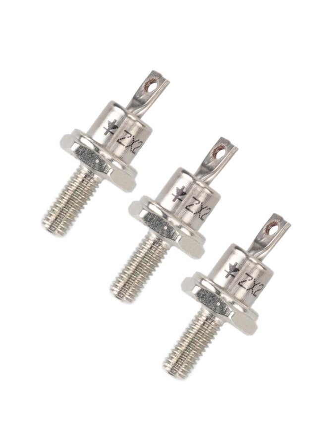 NIBEMINENT 3PCS Rectifier Diode Spiral 25A Iron High Hardness Spiral Rectifier Module Replacement for Generator Cathode  - Image 3
