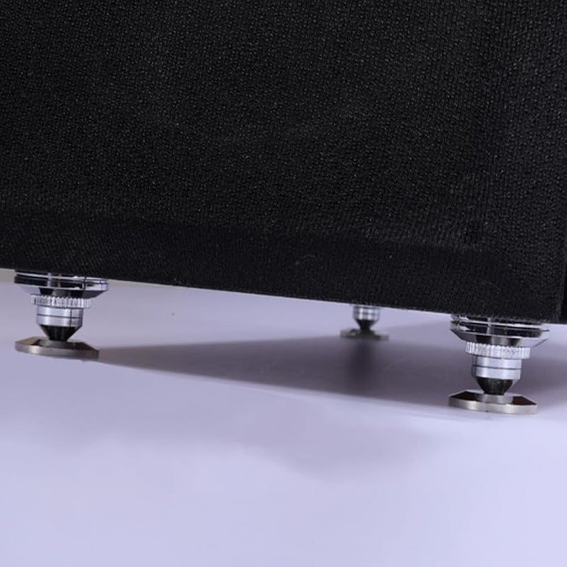 وسادات عزل مكبرات الصوت باللون الرمادي الفضي، أقدام مضادة للانزلاق للسماعات الفرعية، تحسين صوت الشاشة - Image 3