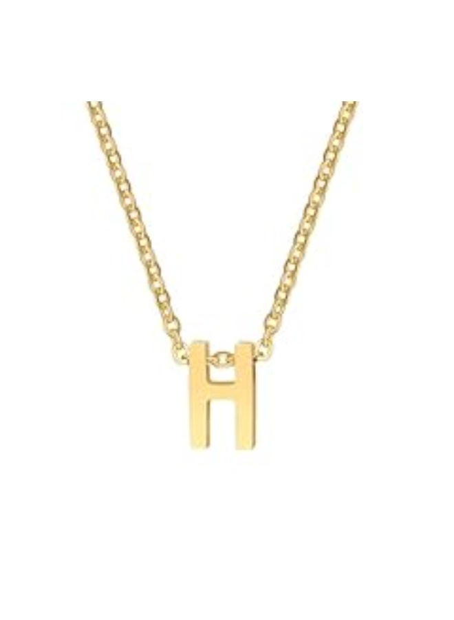 Luxuria 18K gold plated stainless steel initial pendant, personalized initial necklace, multi-letter name necklace for women and girls, suitable for all people. - Image 1