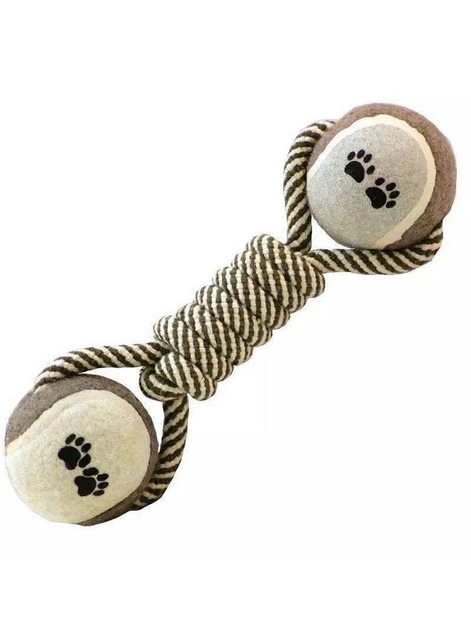 ROKA'S Durable Dog CHEW Toy for Medium to Large Dogs, Interactive Dumbbell Shaped Knot Rope Combination, Aggressive Dog Rope Toy, Molar CHEW Toy, Cotton Dog Toy Rope - Image 3