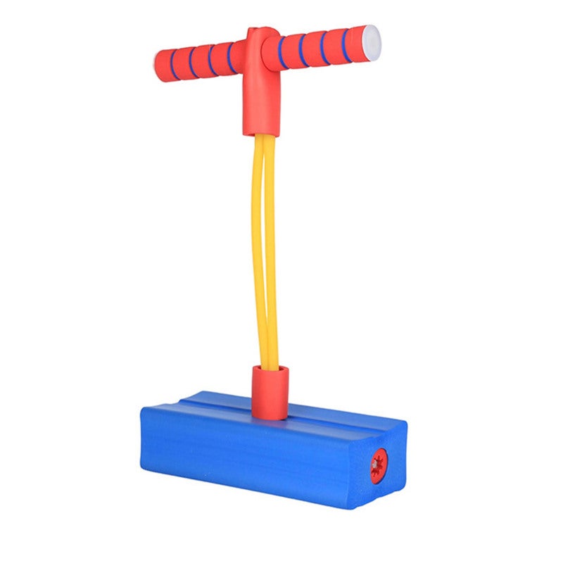 Foam Pogo Stick: Blue Tpe Material - Sound Effects Kids Pogo Jumper for Indoor Outdoor Children's Balance Training Exercise Play - Image 1