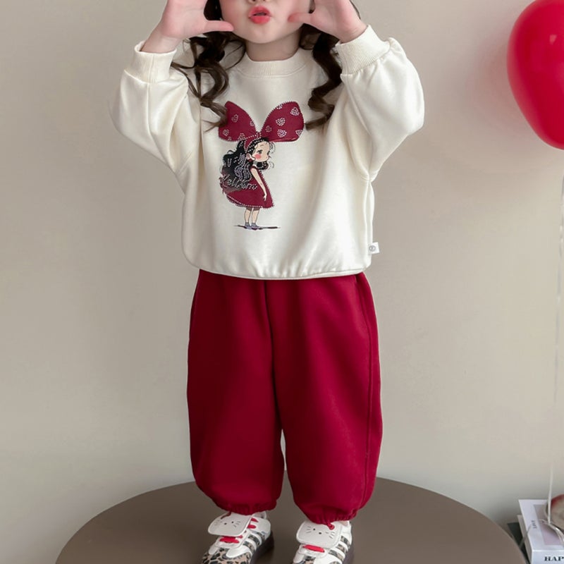ChicPoint 2 Pcs 2-9years Girls Pants Suit - Image 3