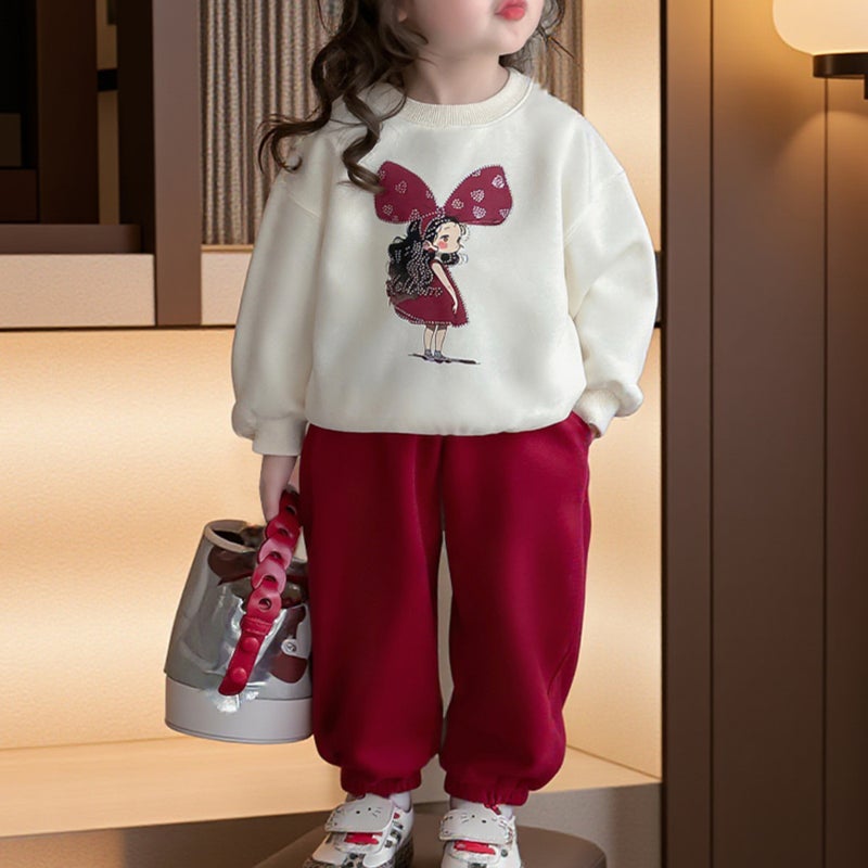 ChicPoint 2 Pcs 2-9years Girls Pants Suit - Image 1