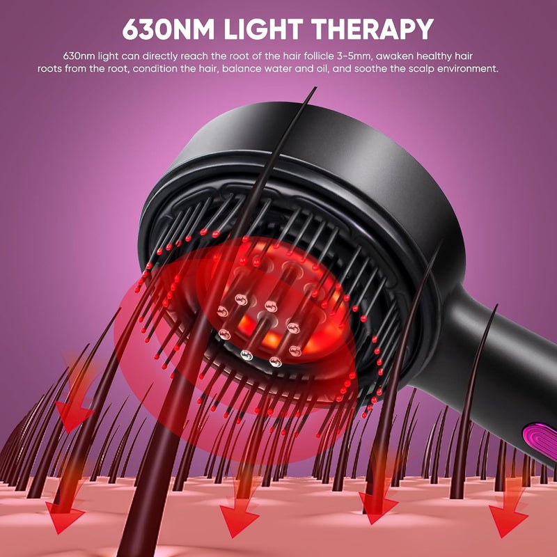Long lifespan 3 in 1 Scalp Massager Hair Growth Hair Oil Applicator,Electric Scalp Brush for Home,IPX7 Waterproof Electric Head Massager Longevity upgraded craftsmanship - Image 3
