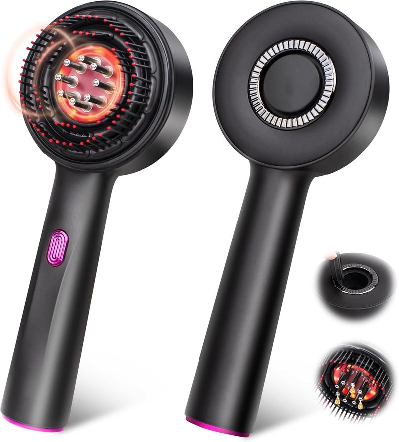 Long lifespan 3 in 1 Scalp Massager Hair Growth Hair Oil Applicator,Electric Scalp Brush for Home,IPX7 Waterproof Electric Head Massager Longevity upgraded craftsmanship - Image 1