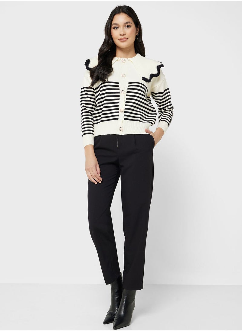 ELLA - Striped Cardigan - Image 1