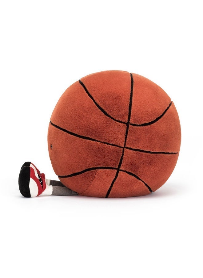 Jellycat Amuseables Sports Basketball Plush – Soft Stuffed Toy with Cordy Legs, Cute Valentine’s Gift for Kids & Adults, Collectible Jellycat, 22cm - Image 3