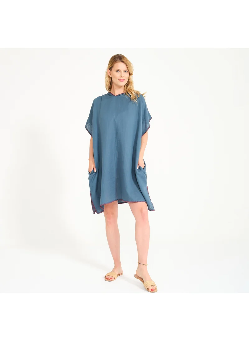ميسبيغا Unisex Muslin Hooded Surf Adult Poncho