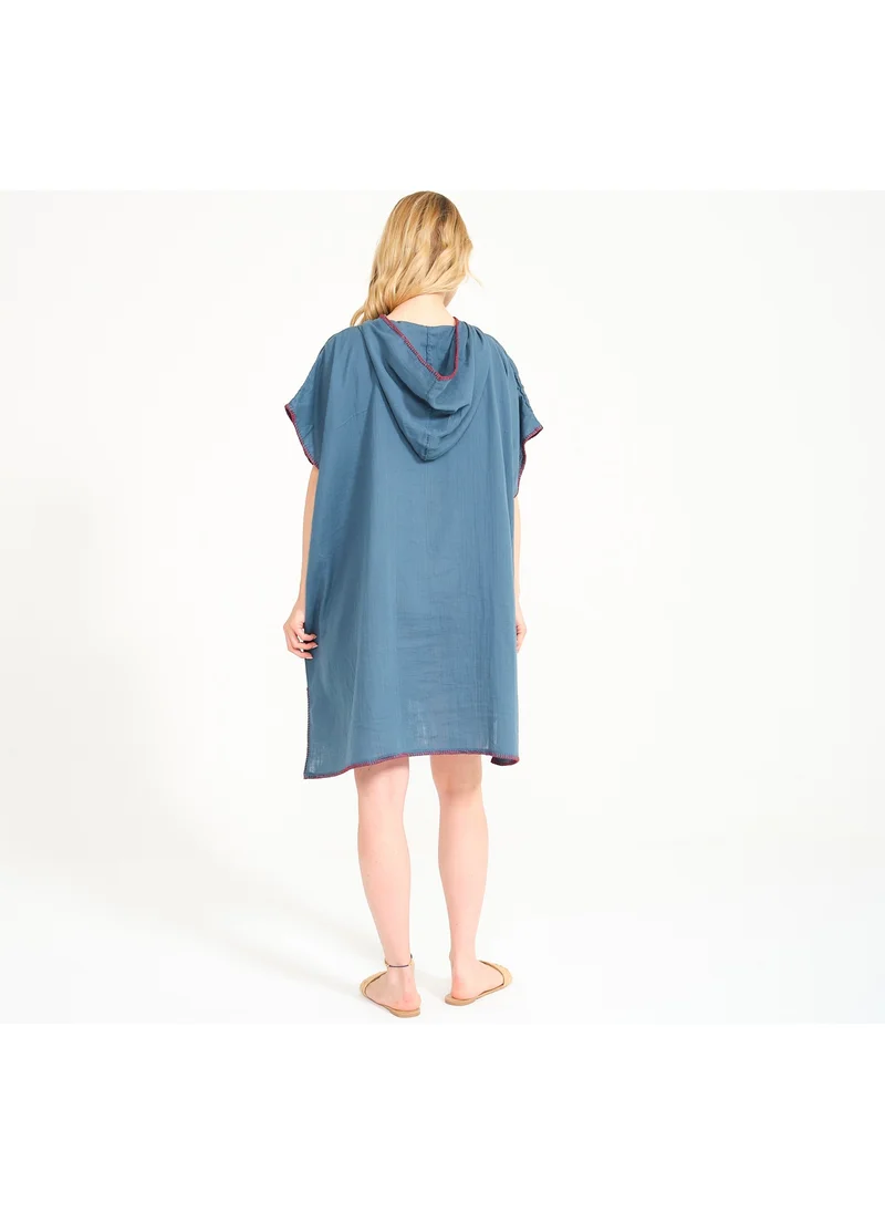 ميسبيغا Unisex Muslin Hooded Surf Adult Poncho