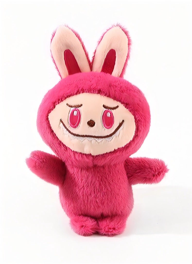 LABUBU 2Pcs Labubu Plush Doll, Cartoon Premium Soft Plush Toy，With keychain  - Image 2