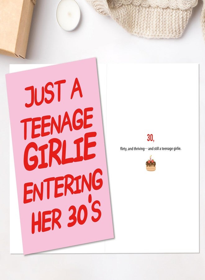 IDU Funny 30th Birthday Card for Her,30th Birthday Gifts & Decorations for Women Her,30 Year Old Birthday Gifts Card for Wife Girlfriend Daughter Sister Bestie Friend - Image 2