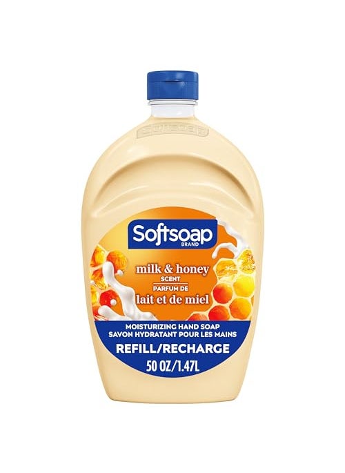 Softsoap - Softsoap Milk & Honey Scented, Liquid Hand Soap Refill, 50 Ounce - Image 1