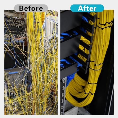 Bonison Zip Ties 8 inch Heavy Duty Zip Ties with 120 Pounds Tensile Strength, Black Cable Ties for Multi-Purpose Use, Self-Locking UV Resistant Nylon, 100 Pcs - Image 3