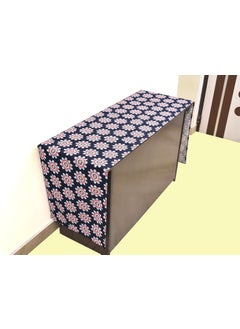 Tolexo Tolexo Branded Cotton Twill Mill Dyed Bed Runner with 2 Cushion Covers Navy Blue 90 x 18 inchs Multi Purpose Runner  - Image 5