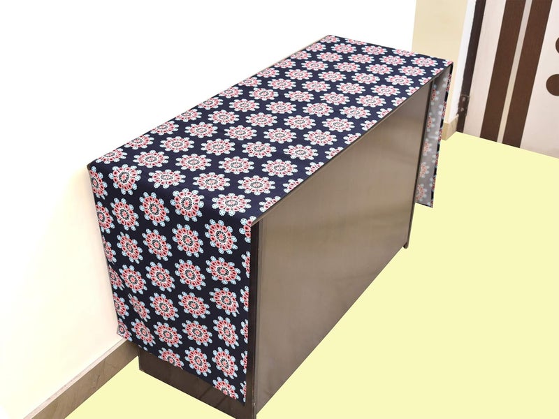 Tolexo Tolexo Branded Cotton Twill Mill Dyed Bed Runner with 2 Cushion Covers Navy Blue 90 x 18 inchs Multi Purpose Runner  - Image 5
