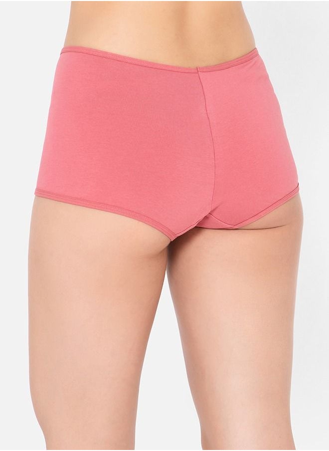 Clovia - Clovia Pack Of 3 Cotton Mid Waist Boyshorts - Image 1
