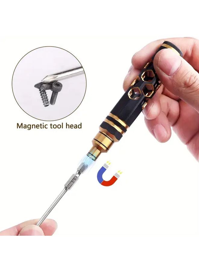 5 في 1 مجموعة أدوات إصلاح التحكم عن بعد بحافظة سبيكة ألومنيوم لسيارات Arrma وTraxxas - Image 5